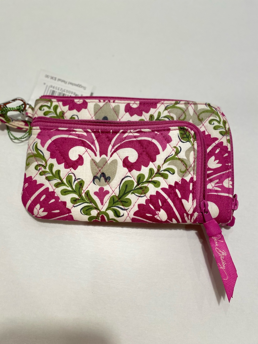 Vera Bradley Zip Zip Wristlet. NWT. Julep Tulip